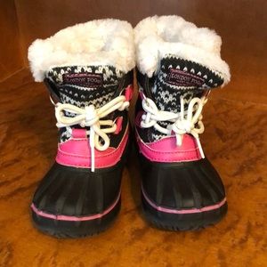 London Fog Little Tottenham Toddler Girl Size 9 Boots